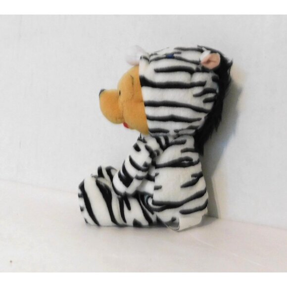Disney Store Winnie The Pooh Zebra Plush Toy Soft Black White Stripes 8” - Picture 2 of 6